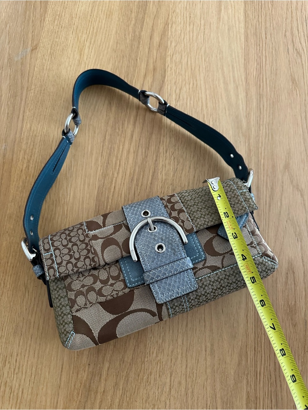 Coach Patchwork Shoulder Bag - Picture 9 of 16